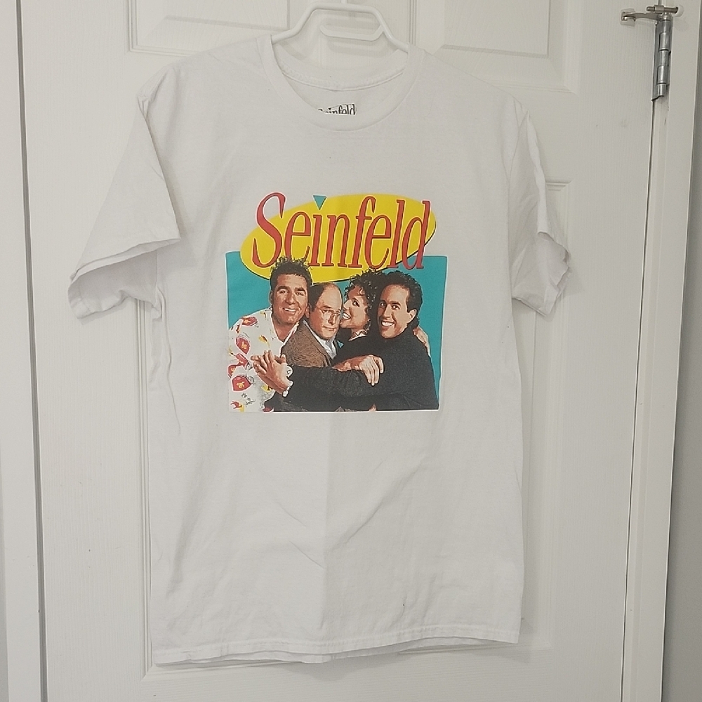 Seinfeld White Graphic T-Shirt